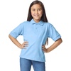 image:imageGildan UnisexChild DryBlend Short Sleeve Polo Style G8800b 3PackLight Blue