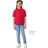 image:imageGildan UnisexChild DryBlend Short Sleeve Polo Style G8800b 3PackRed