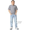 image:imageGildan UnisexChild DryBlend Short Sleeve Polo Style G8800b 3PackSport Grey