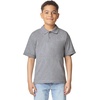 image:imageGildan UnisexChild DryBlend Short Sleeve Polo Style G8800b 3PackSport Grey