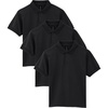 image:imageGildan UnisexChild DryBlend Short Sleeve Polo Style G8800b 3PackBlack