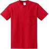 image:imageGildan G830 56 oz Ultra Blend 5050 Pocket TShirt  Navy  XXXLargeRed