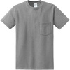 image:imageGildan G830 56 oz Ultra Blend 5050 Pocket TShirt  Navy  XXXLargeSport Grey