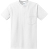 image:imageGildan G830 56 oz Ultra Blend 5050 Pocket TShirt  Navy  XXXLargeWhite