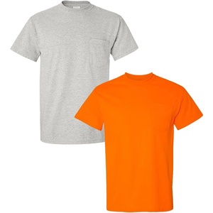 image:imageGildan G830 56 oz Ultra Blend 5050 Pocket TShirt  Navy  XXXLarge1 Ash Grey  1 Safety Orange