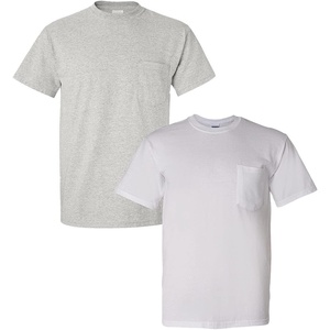 image:imageGildan G830 56 oz Ultra Blend 5050 Pocket TShirt  Navy  XXXLarge1 Ash Grey  1 White