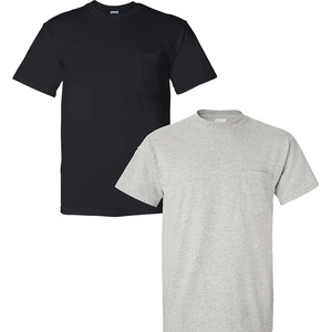 image:imageGildan G830 56 oz Ultra Blend 5050 Pocket TShirt  Navy  XXXLarge1 Black  1 Ash Grey