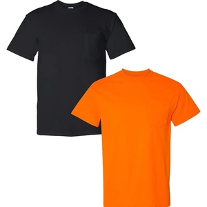 image:imageGildan G830 56 oz Ultra Blend 5050 Pocket TShirt  Navy  XXXLarge1 Black  1 Safety Orange