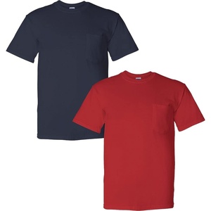 image:imageGildan G830 56 oz Ultra Blend 5050 Pocket TShirt  Navy  XXXLarge1 Navy  1 Red
