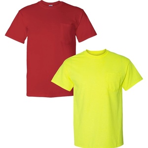 image:imageGildan G830 56 oz Ultra Blend 5050 Pocket TShirt  Navy  XXXLarge1 Red  1 Safety Green