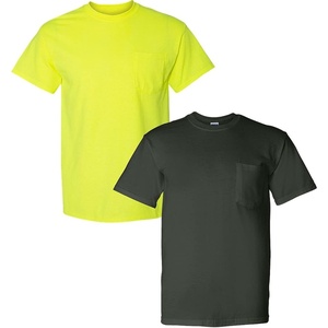 image:imageGildan G830 56 oz Ultra Blend 5050 Pocket TShirt  Navy  XXXLarge1 Safety Green  1 Forest Green