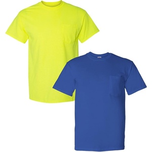 image:imageGildan G830 56 oz Ultra Blend 5050 Pocket TShirt  Navy  XXXLarge1 Safety Green  1 Royal
