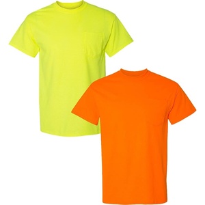 image:imageGildan G830 56 oz Ultra Blend 5050 Pocket TShirt  Navy  XXXLarge1 Safety Green  1 Safety Orange