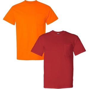 image:imageGildan G830 56 oz Ultra Blend 5050 Pocket TShirt  Navy  XXXLarge1 Safety Orange  1 Red