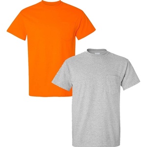 image:imageGildan G830 56 oz Ultra Blend 5050 Pocket TShirt  Navy  XXXLarge1 Safety Orange  1 Sport Grey