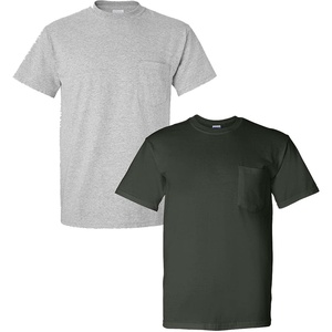 image:imageGildan G830 56 oz Ultra Blend 5050 Pocket TShirt  Navy  XXXLarge1 Sport Grey  1 Forest Green