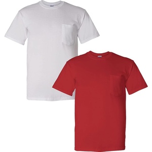 image:imageGildan G830 56 oz Ultra Blend 5050 Pocket TShirt  Navy  XXXLarge1 White  1 Red