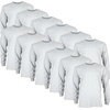 image:imageGildan Adult Ultra Cotton Long Sleeve TShirt Style G2400 MultipackAsh Grey