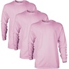 image:imageGildan Adult Ultra Cotton Long Sleeve TShirt Style G2400 MultipackLight Pink