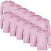 image:imageGildan Adult Ultra Cotton Long Sleeve TShirt Style G2400 MultipackLight Pink
