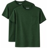 image:imageGildan Unisex Adult DryBlend Workwear TShirts with Pocket 2PackForest Green
