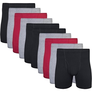image:imageGildan Mens Underwear Covered Waistband Boxer Briefs MultipackBlackGarnetGraphite