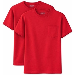 image:imageGildan Unisex Adult DryBlend Workwear TShirts with Pocket 2PackRed