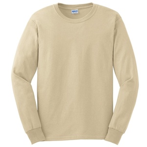 image:imageGildan 100 Cotton LongSleeve Tshirt G2400 Tee 2X Sand