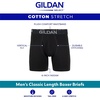 image:imageGildan Mens Underwear Cotton Stretch Boxer Briefs MultipackBlack Soot