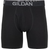 image:imageGildan Mens Underwear Cotton Stretch Boxer Briefs MultipackBlkHeather NavyStripeHeather Red