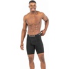 image:imageGildan Mens Underwear Cotton Stretch Boxer Briefs MultipackBlkHeather NavyStripeHeather Red