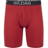 image:imageGildan Mens Underwear Cotton Stretch Boxer Briefs MultipackBlkHeather NavyStripeHeather Red
