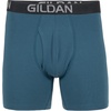 image:imageGildan Mens Underwear Cotton Stretch Boxer Briefs MultipackBlue CoveHawaiian BlueHeather Red Mark