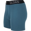 image:imageGildan Mens Underwear Cotton Stretch Boxer Briefs MultipackBlue CoveHawaiian BlueHeather Red Mark