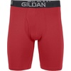 image:imageGildan Mens Underwear Cotton Stretch Boxer Briefs MultipackBlue CoveHawaiian BlueHeather Red Mark