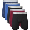 image:imageGildan Mens Underwear Cotton Stretch Boxer Briefs MultipackMixed BlueGrey
