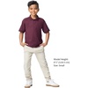 image:imageGildan Kids DryBlend Short Sleeve Polo Style G8800b 3PackMaroon