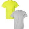 image:imageGildan Adult Ultra Cotton TShirt with Pocket Style G2300 2PackYellowGrey