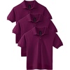 image:imageGildan Kids DryBlend Short Sleeve Polo Style G8800b 3PackMaroon