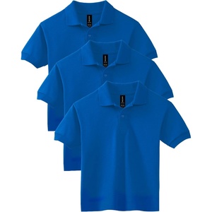 image:imageGildan Kids DryBlend Short Sleeve Polo Style G8800b 3PackRoyal