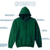 image:imageGildan Adult Fleece Hoodie Sweatshirt Style G18500 MultipackForest Green