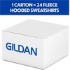 image:imageGildan Adult Fleece Hoodie Sweatshirt Style G18500 MultipackRed 24pack