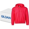 image:imageGildan Adult Fleece Hoodie Sweatshirt Style G18500 MultipackRed 24pack