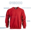 image:imageGildan Unisex Adult Fleece Crewneck Sweatshirt Style G18000 MultipackRed