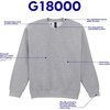 image:imageGildan Unisex Adult Fleece Crewneck Sweatshirt Style G18000 MultipackSand