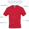 image:imageGildan Youth Ultra Cotton TShirt Style G2000B MultipackSport Grey