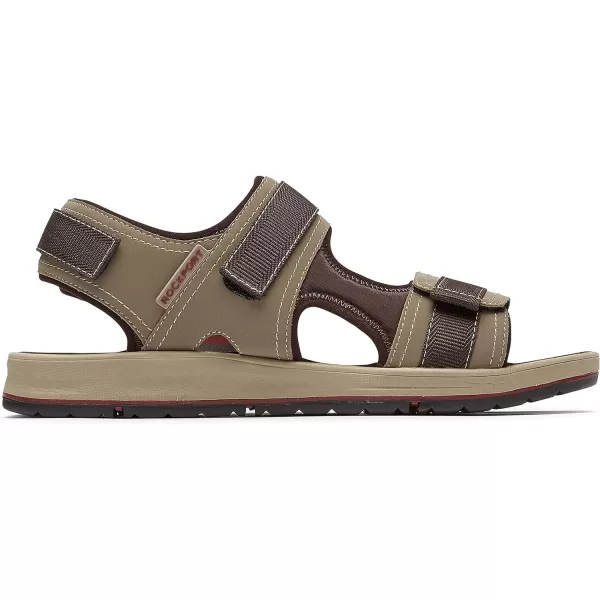 Rockport Men's Lucky Bay Sport 3 Strap Sandal