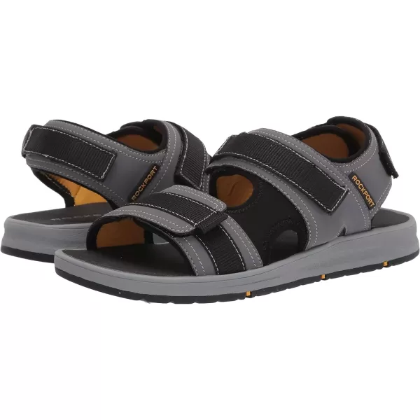 Rockport Men's Lucky Bay Sport 3 Strap Sandal