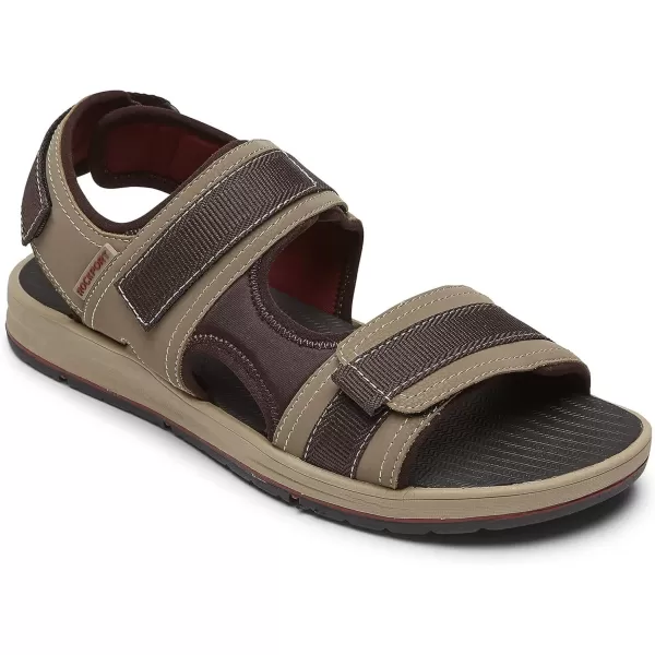 Rockport Men's Lucky Bay Sport 3 Strap Sandal