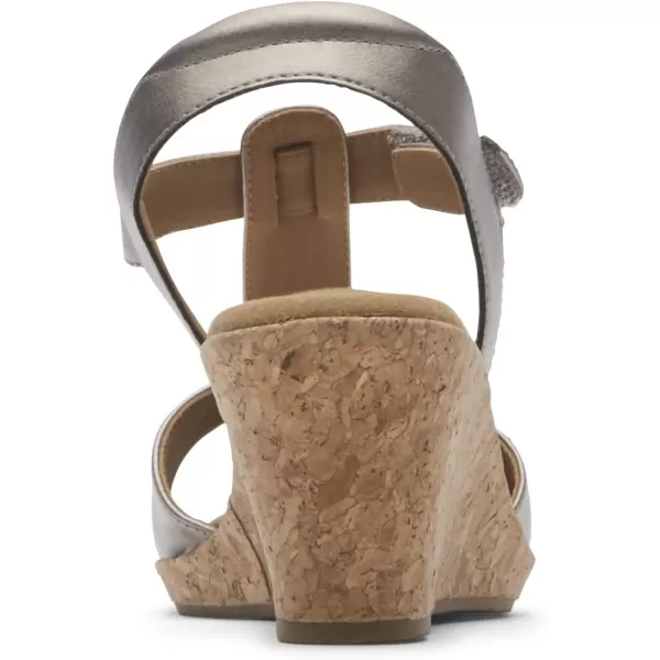 Rockport Women's Blanca T Strap Wedge Sandal